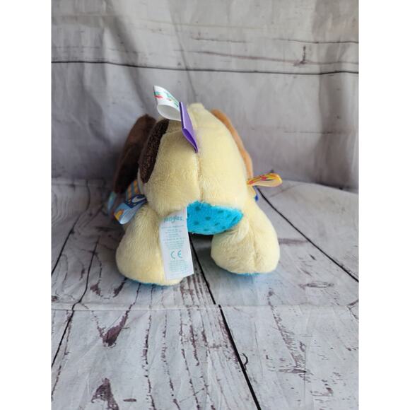 Taggies Buddy Dog Plush Tan Puppy 13" Mary Meyer Stuffed Animal toy Bean Bottom - Picture 4 of 7